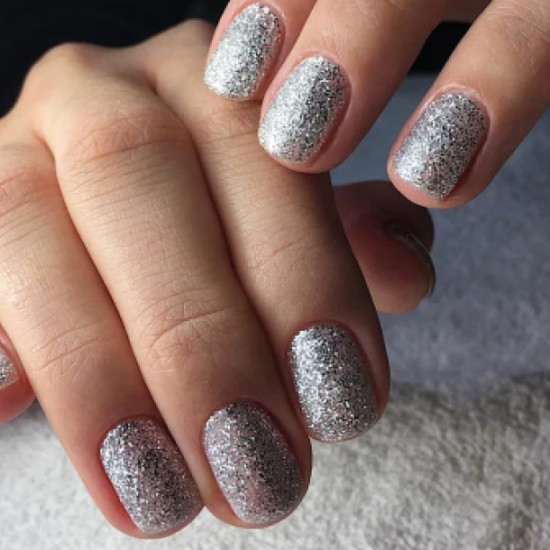 Luxio® Silver (glitter)